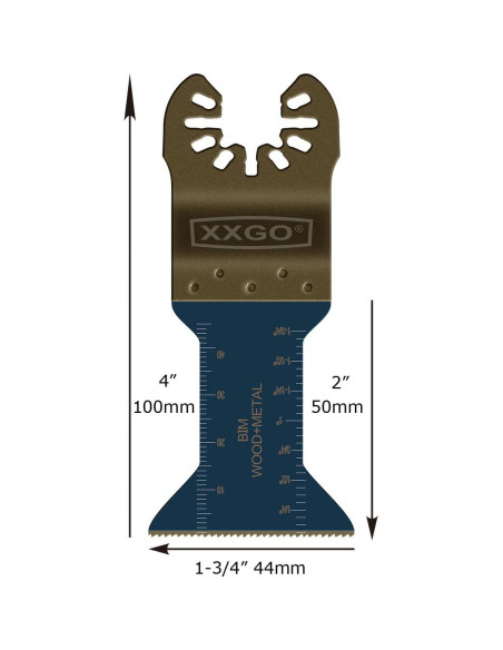 Kits de Cuchillas Multitool Titanio Bi Metal 4 Pcs XXGO Kits de Cuchillas Multitool Titanio Bi Metal 4 Pcs XXGO