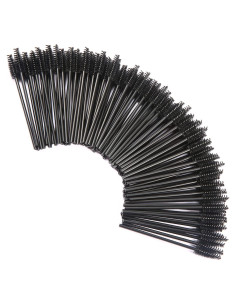 200 Cepillos Desechables para Pestañas GoWorth 9.8 cm Negro