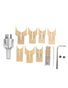 Kit de Herramientas para Fabricar Perlas de Madera Heayzoki 18Pcs