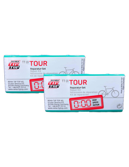 Kit de Reparación de Parches para Tubos Rema Tip Top TT01 - 2 Unidades Kit de Reparación de Parches para Tubos Rema Tip Top TT01 - 2 Unidades
