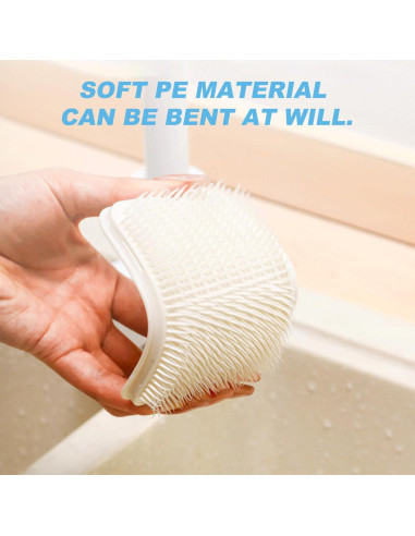 Cepillo de Verduras Clipore 2 Piezas Cerdas Suaves Color Crema