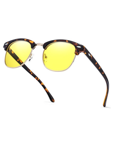 Gafas de Conducir Nocturna Xfeel Antirreflejo Amarillas