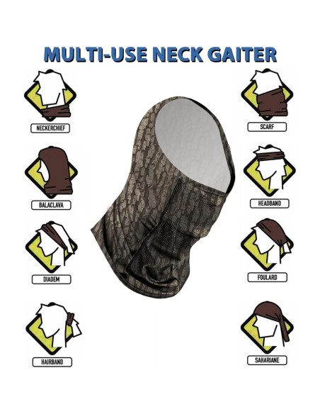 Gaiter de Cuello Transpirable UPF 50+ para Hombres - Protección Solar Gaiter de Cuello Transpirable UPF 50+ para Hombres - Protección Solar