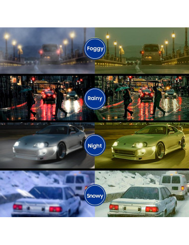 Gafas de Conducir Nocturna Xfeel Antirreflejo Amarillas