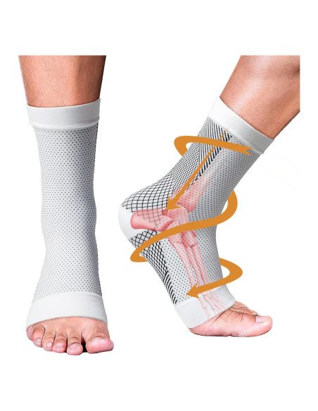 Calcetines de Compresión Vubatin para Neuropatía L/XL Blanco Calcetines de Compresión Vubatin para Neuropatía L/XL Blanco