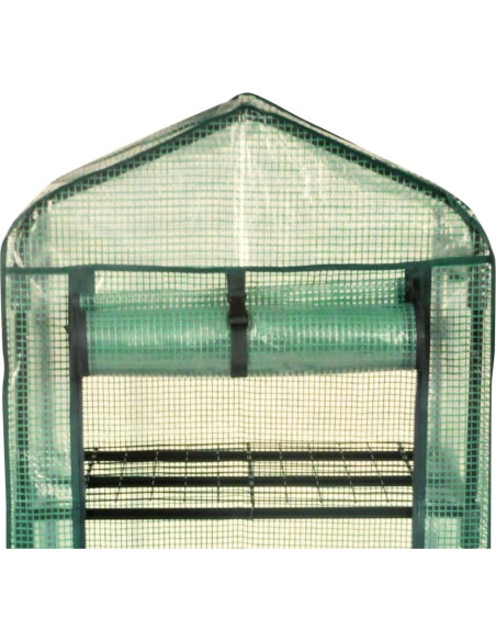 Invernadero Mini KINZZY 2 Niveles PE Reforzado 58.9x45cm Invernadero Mini KINZZY 2 Niveles PE Reforzado 58.9x45cm