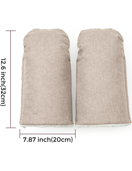 Guantes para Cochecito Momcozy GV001 Caqui Universales Guantes para Cochecito Momcozy GV001 Caqui Universales