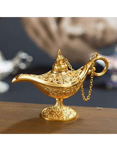 Lámpara de Aladino Oro Decorativa 11.48 cm Nannan Lámpara de Aladino Oro Decorativa 11.48 cm Nannan