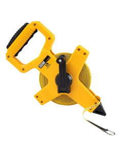 Cinta Métrica de Fibra de Vidrio HOGARSWE 30M 1/2" Doble Escala