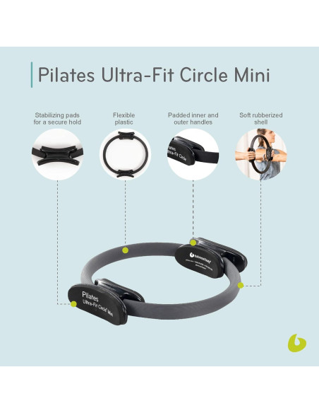 Anillo de Pilates Balanced Body Ultra-Fit 30.48 cm Gris Anillo de Pilates Balanced Body Ultra-Fit 30.48 cm Gris
