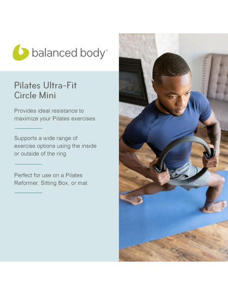 Anillo de Pilates Balanced Body Ultra-Fit 30.48 cm Gris Anillo de Pilates Balanced Body Ultra-Fit 30.48 cm Gris