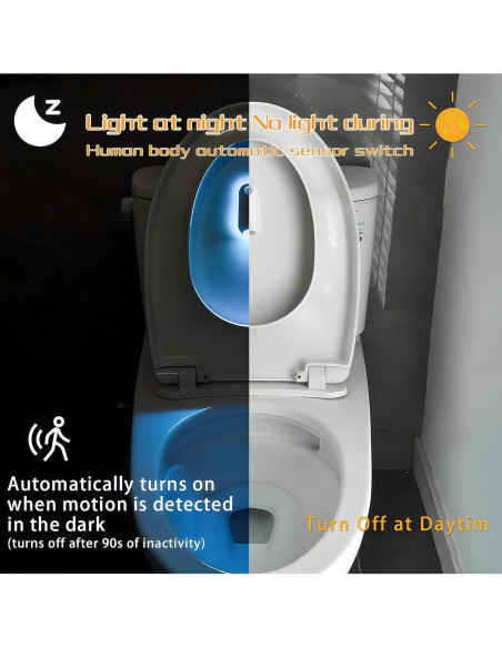 Luz Nocturna para Inodoro ONXE con Sensor de Movimiento - 2 Piezas Luz Nocturna para Inodoro ONXE con Sensor de Movimiento - 2 Piezas