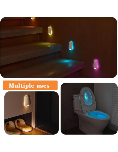 Luz Nocturna para Inodoro ONXE con Sensor de Movimiento - 2 Piezas