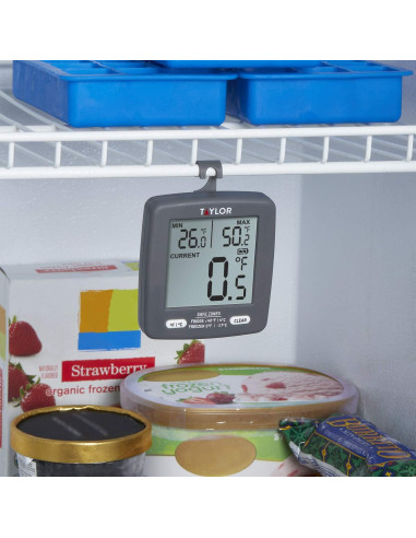 Termómetro Digital para Refrigerador Taylor Gris 2" LCD