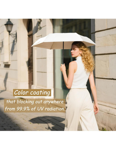 Paraguas Compacto Nuxer Automático UV UPF 50+ Impermeable