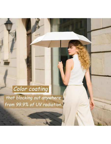 Paraguas Compacto Nuxer Automático UV UPF 50+ Impermeable Paraguas Compacto Nuxer Automático UV UPF 50+ Impermeable