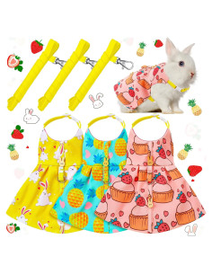 Conjunto de Arnés y Correa para Conejos Weewooday - 3 Piezas