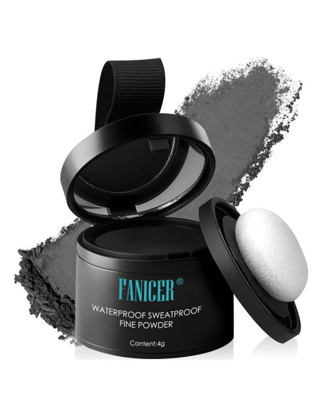 Polvo de Sombra para Raíces Nailgelicer - Negro - 17.8g Polvo de Sombra para Raíces Nailgelicer - Negro - 17.8g
