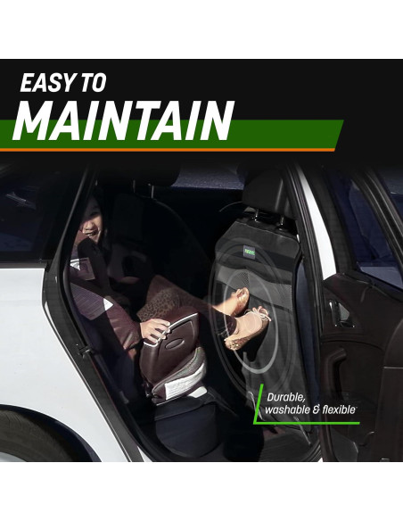 Protectores de Respaldo de Asiento Auto Drive - 2 Paquete Negro Protectores de Respaldo de Asiento Auto Drive - 2 Paquete Negro