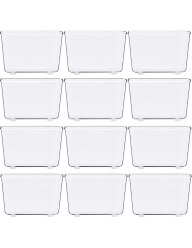 Organizador de Cajones Transparente Simple Houseware 12 Piezas