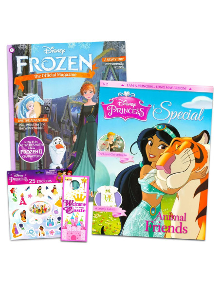 Libros de Actividades Disney Frozen y Princesas - 2 Piezas Libros de Actividades Disney Frozen y Princesas - 2 Piezas