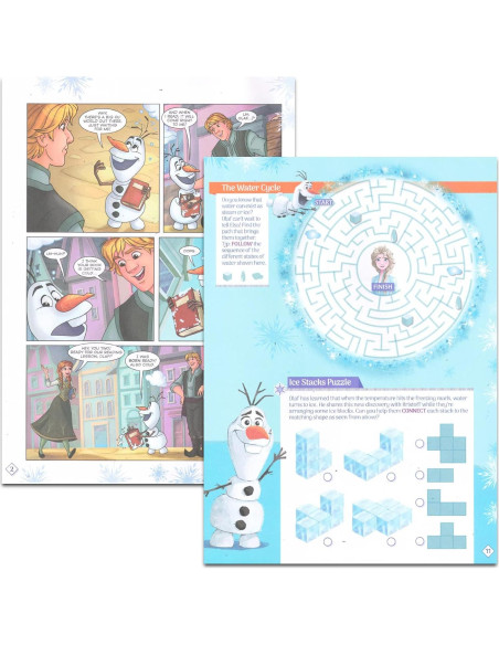 Libros de Actividades Disney Frozen y Princesas - 2 Piezas Libros de Actividades Disney Frozen y Princesas - 2 Piezas