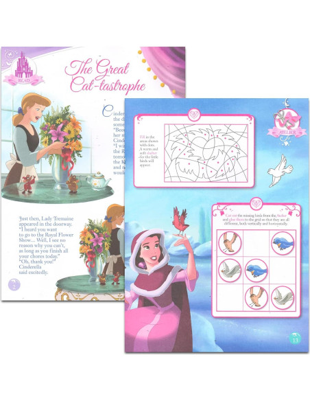 Libros de Actividades Disney Frozen y Princesas - 2 Piezas Libros de Actividades Disney Frozen y Princesas - 2 Piezas
