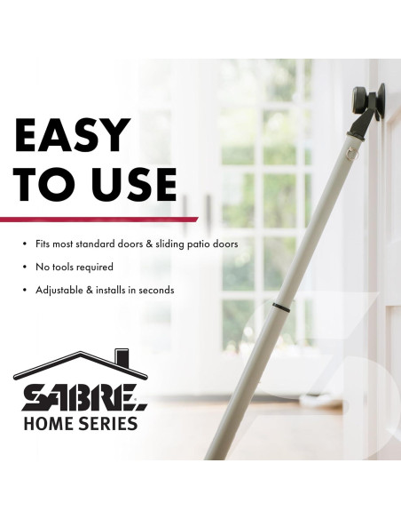Barra de Seguridad Ajustable SABRE para Puertas y Ventanas Barra de Seguridad Ajustable SABRE para Puertas y Ventanas
