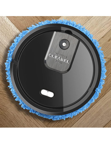 Robot Aspirador Inteligente InnaMall HJWL-6217, Mopa Húmeda y Seca