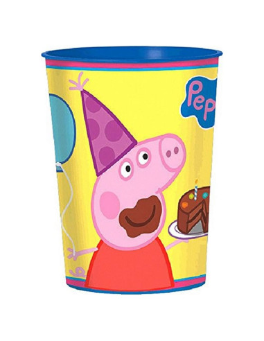 Taza Favor Peppa Pig Amscan 16 oz Desechable Fiesta