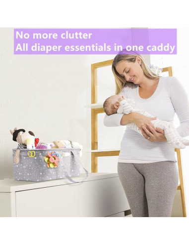 Caddy Organizador de Pañales QiANBiRD Extra Grande 44.5x31.75cm