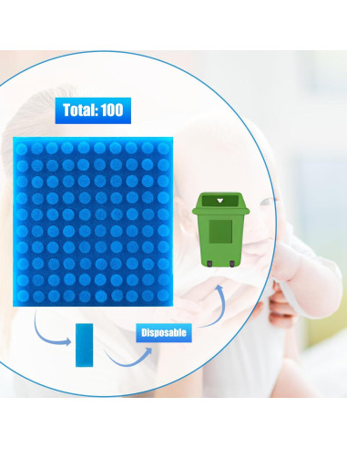 Esponjas de Higiene para Aspirador Nasal Esonto 100 Unidades