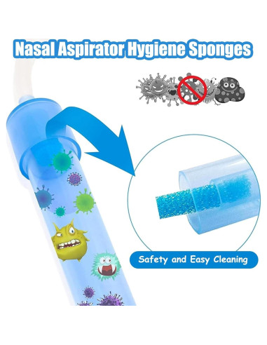 Esponjas de Higiene para Aspirador Nasal Esonto 100 Unidades
