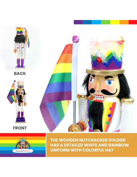 Soldado Cascanueces Blanco 30.48 cm - Adorno Navidad Orgullo Soldado Cascanueces Blanco 30.48 cm - Adorno Navidad Orgullo