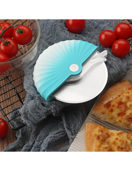 Cortador de Pizza Asdirne con Cubierta Protectora 10 cm Cortador de Pizza Asdirne con Cubierta Protectora 10 cm