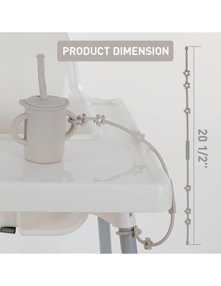 Correas de Seguridad para Juguetes TOPGOMES - Silicona Ajustable 52 cm Correas de Seguridad para Juguetes TOPGOMES - Silicona Ajustable 52 cm