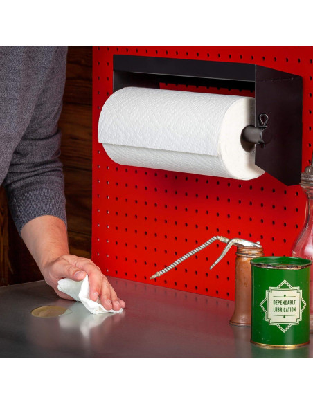 Soporte para Toallas de Papel MADD TOOLS con Estante 33x10cm Soporte para Toallas de Papel MADD TOOLS con Estante 33x10cm