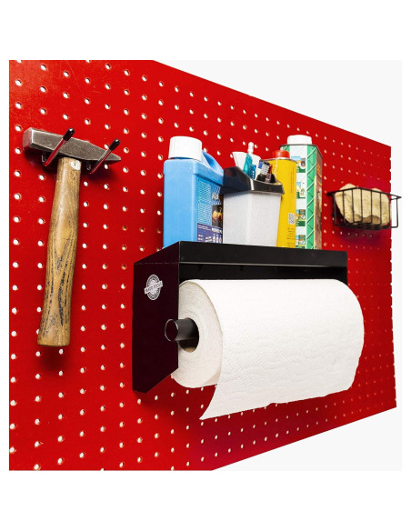 Soporte para Toallas de Papel MADD TOOLS con Estante 33x10cm Soporte para Toallas de Papel MADD TOOLS con Estante 33x10cm