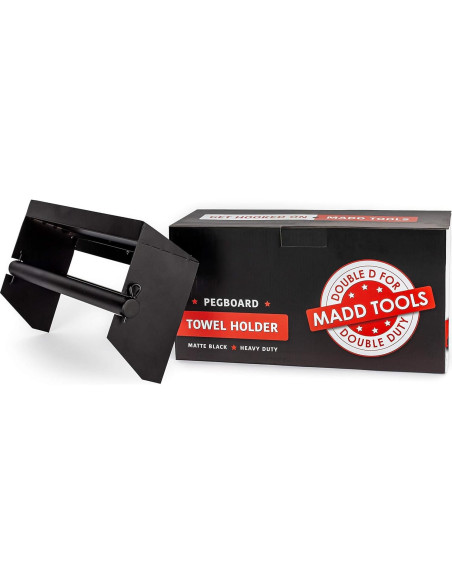 Soporte para Toallas de Papel MADD TOOLS con Estante 33x10cm Soporte para Toallas de Papel MADD TOOLS con Estante 33x10cm