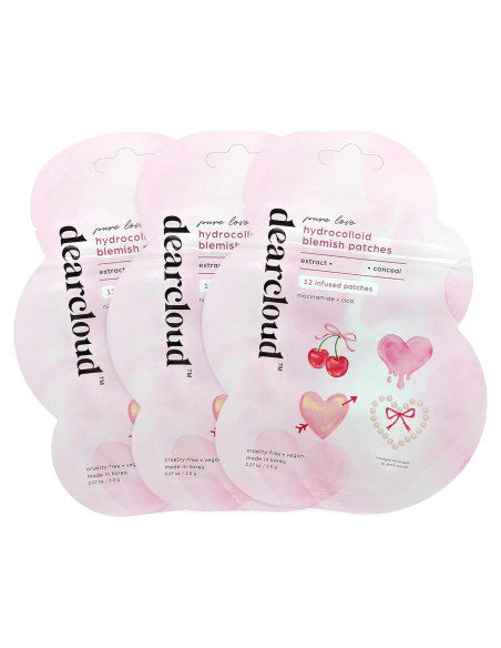 Parches Hidrocoloides Dearcloud Amor Puro - 36 Unidades Parches Hidrocoloides Dearcloud Amor Puro - 36 Unidades