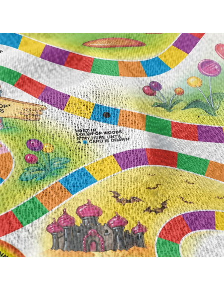 Manta de Tapiz LOGOVISION Candy Land 127x152cm con Flecos Manta de Tapiz LOGOVISION Candy Land 127x152cm con Flecos