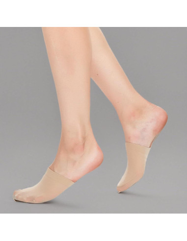 Calcetines Sin Costura para Mujeres MANZI - 6 Pares Nude