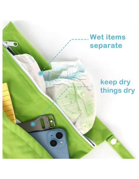 Bolsa de Pañales Angel Love Baby, Impermeable y Reutilizable Bolsa de Pañales Angel Love Baby, Impermeable y Reutilizable