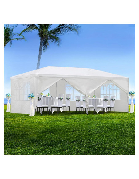 Carpa de Boda 3.05x6.1m F Fellie Cover Blanca Impermeable Carpa de Boda 3.05x6.1m F Fellie Cover Blanca Impermeable