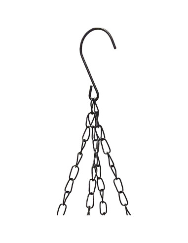 Comedero Colgante para Aves Aelean Metal Negro 20x20 cm
