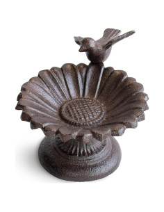 Comedero para Aves VSPDVO Girasol de Hierro Fundido 13x13 cm