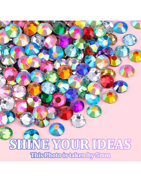 24000 Piedras de Resina Brillantes 3mm TINKRSTUFF para Manualidades 24000 Piedras de Resina Brillantes 3mm TINKRSTUFF para Manualidades