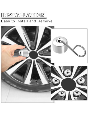 Cubiertas de Tuerca de Rueda X AUTOHAUX 20pcs para Volkswagen