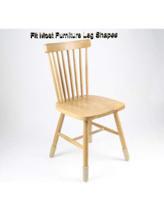 24 Protectores de Piso para Muebles OEEKOI - Beige, Antideslizantes 2