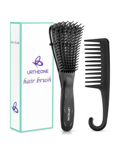 Cepillo Desenredante URTHEONE Negro para Cabello Rizado 3a-4c